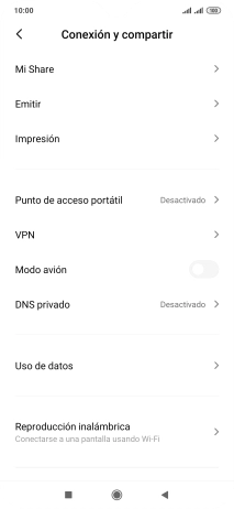 Pulsa Uso de datos.
