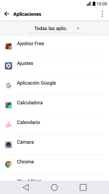 Pulsa la app deseada.