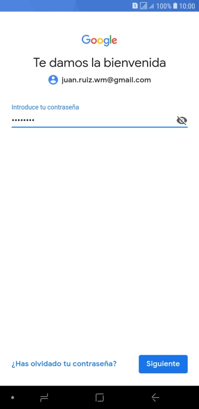 Pulsa Siguiente.