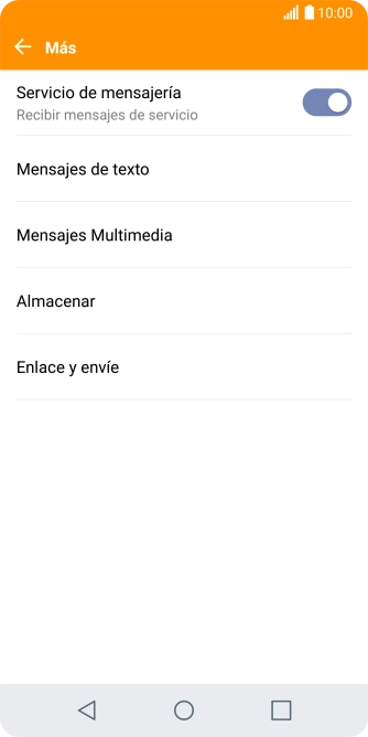 Pulsa Mensajes de texto.