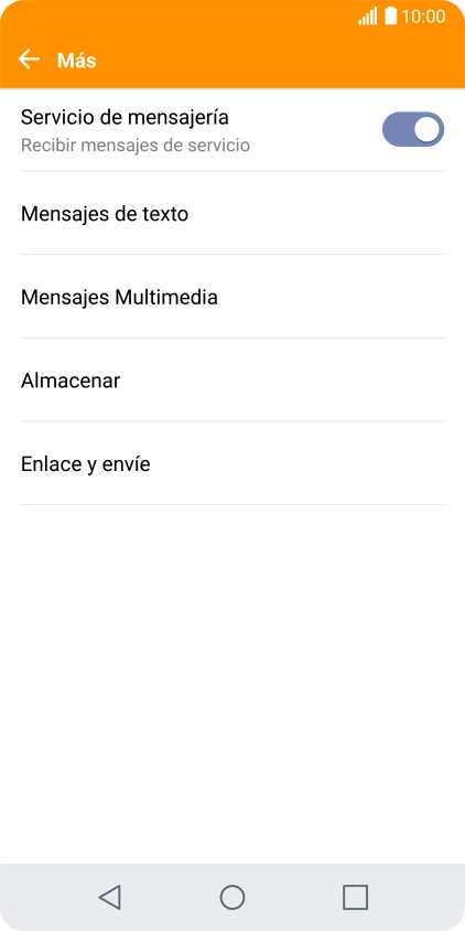 Pulsa Mensajes de texto.