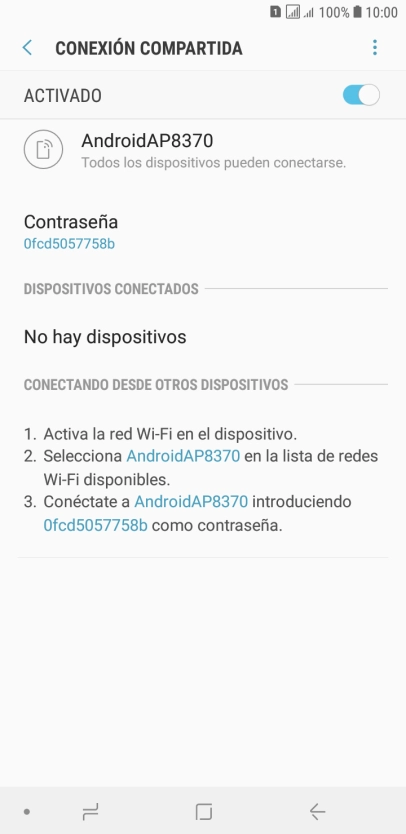 Pulsa la tecla de inicio para terminar y regresar a la pantalla de inicio.