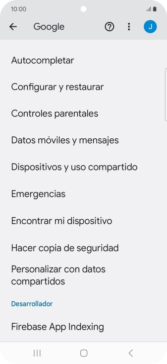 Pulsa Encontrar mi dispositivo.