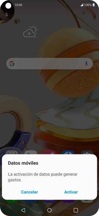 Si activas la función, pulsa Activar.