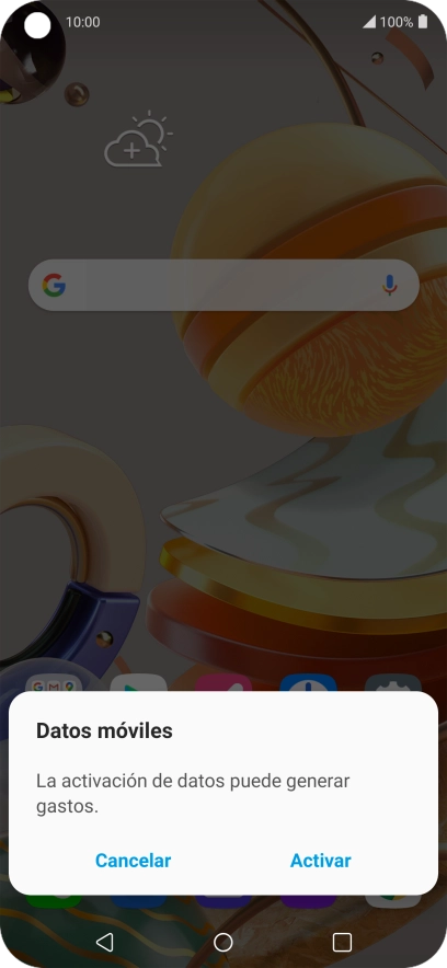 Si activas la función, pulsa Activar.