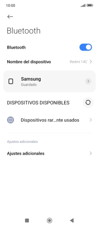 Pulsa la tecla de inicio para terminar y regresar a la pantalla de inicio.