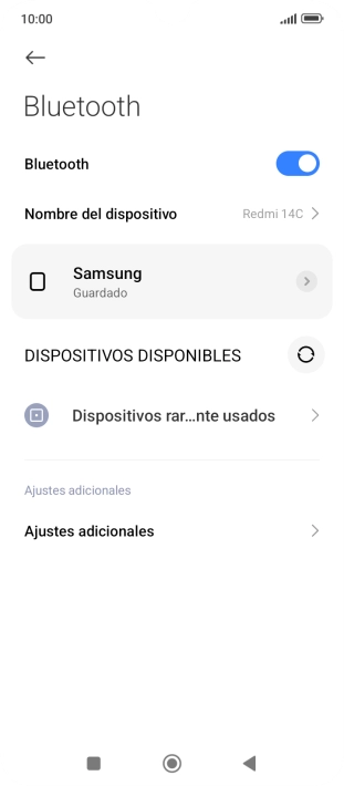 Pulsa la tecla de inicio para terminar y regresar a la pantalla de inicio.