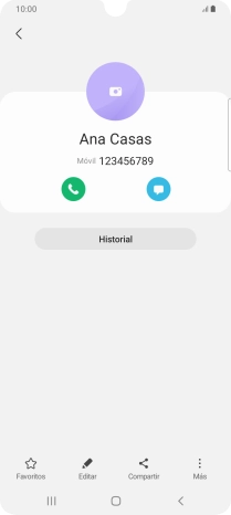 Pulsa la tecla de inicio para terminar y regresar a la pantalla de inicio.