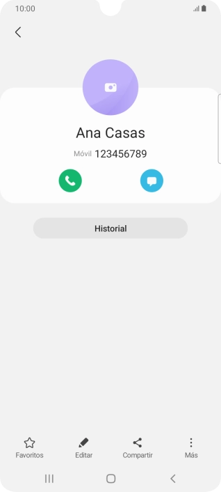 Pulsa la tecla de inicio para terminar y regresar a la pantalla de inicio.