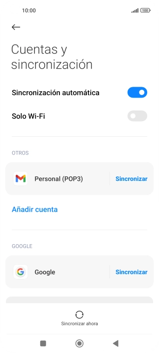 Pulsa el indicador junto a 