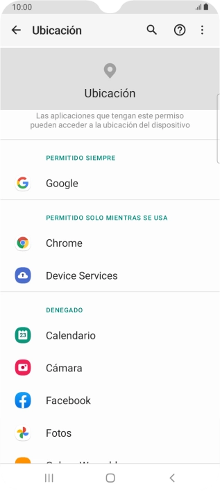 Pulsa la app deseada.