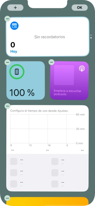 Pulsa el icono de añadir.