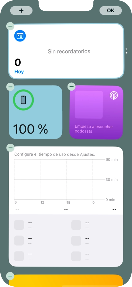Pulsa el icono de añadir.