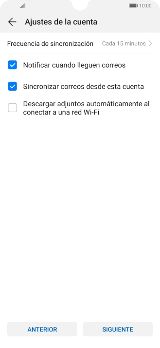 Pulsa Frecuencia de sincronización.