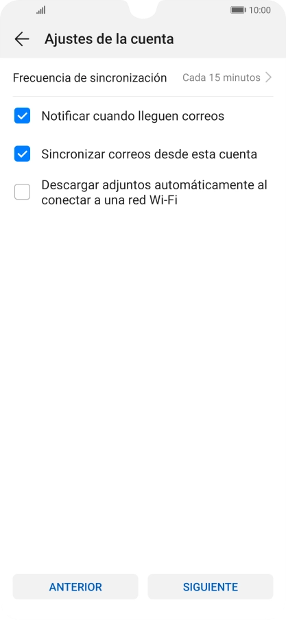 Pulsa Frecuencia de sincronización.