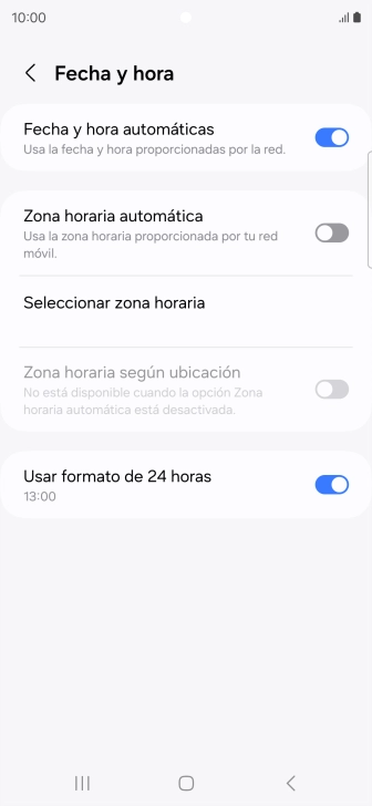 Pulsa el indicador junto a 