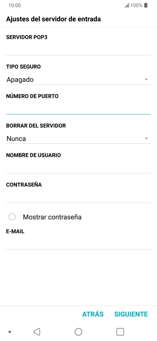 Pulsa la lista desplegable bajo 