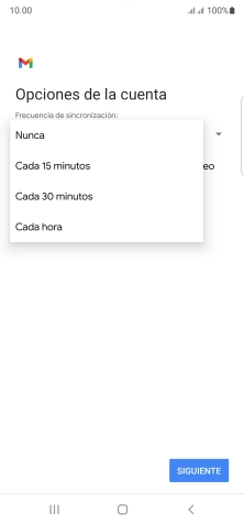 Pulsa el ajuste deseado.