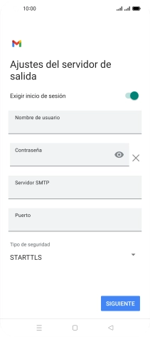 Pulsa el indicador junto a 