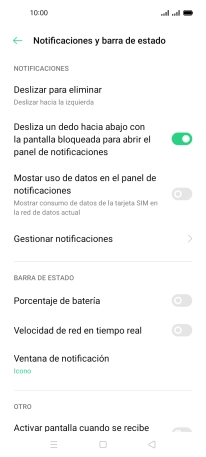 Pulsa Gestionar notificaciones.