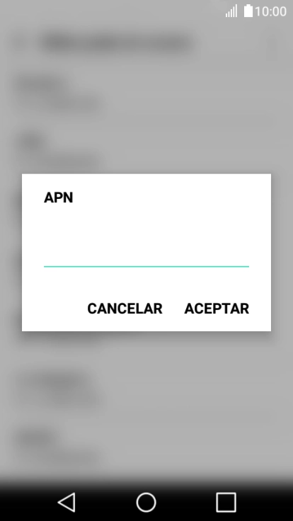 Introduce airtelwap.es y pulsa ACEPTAR.