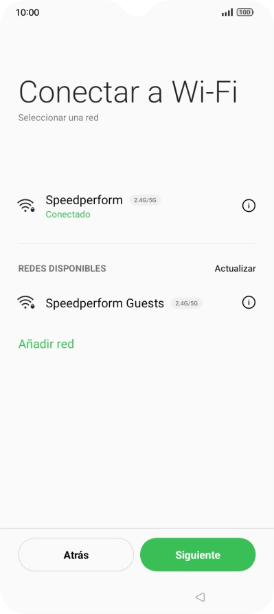 Pulsa Siguiente.
