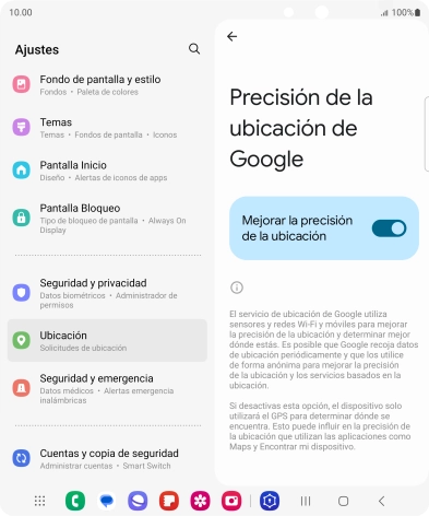 Si pulsas el indicador junto a 