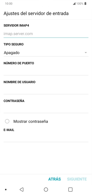 Pulsa en el campo bajo 
