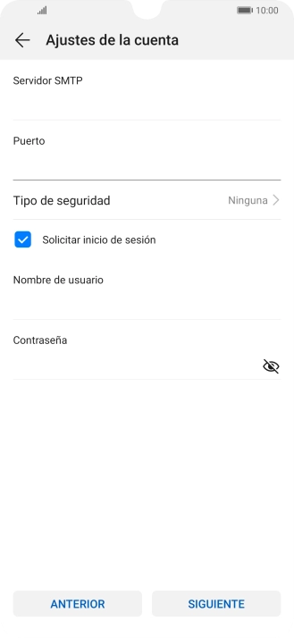 Pulsa Tipo de seguridad.