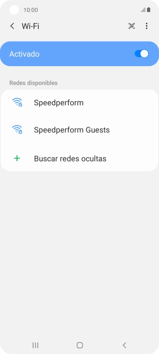 Pulsa el icono de menú.
