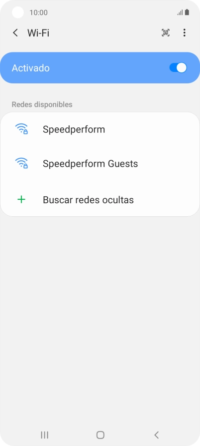 Pulsa el icono de menú.