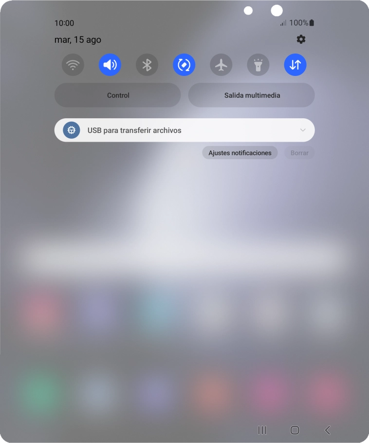 Pulsa la lista desplegable.