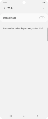 Pulsa el indicador para activar la función.