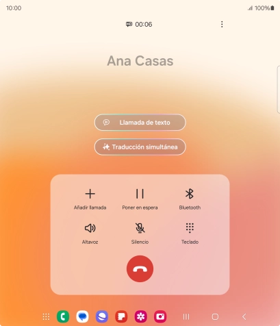 Pulsa Traducción simultánea.