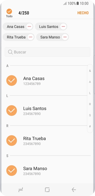 Pulsa HECHO.