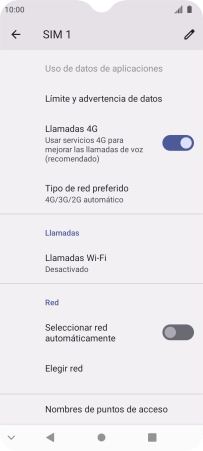 Pulsa el indicador junto a 