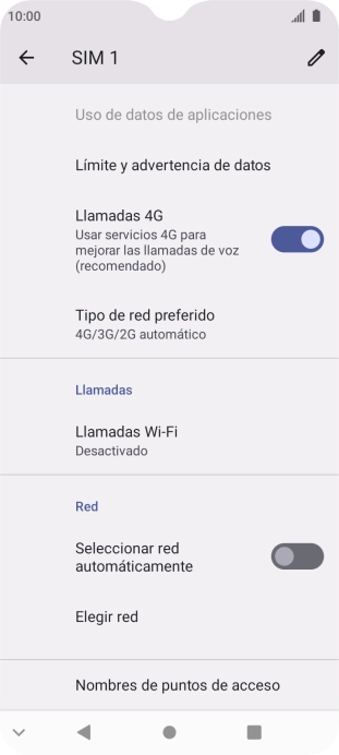 Pulsa el indicador junto a 