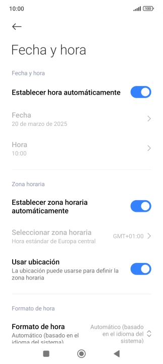 Pulsa la tecla de inicio para terminar y regresar a la pantalla de inicio.