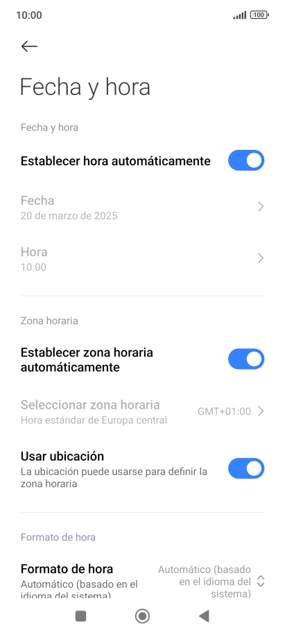 Pulsa la tecla de inicio para terminar y regresar a la pantalla de inicio.