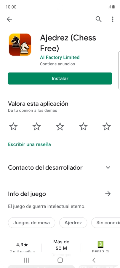 Pulsa la tecla de inicio para terminar y regresar a la pantalla de inicio.