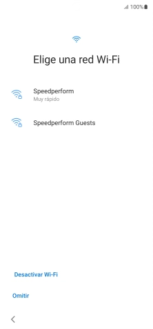 Pulsa la red wifi deseada.