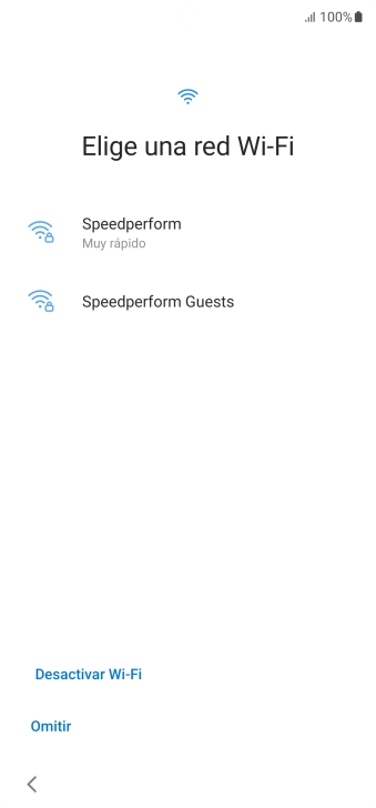Pulsa la red wifi deseada.