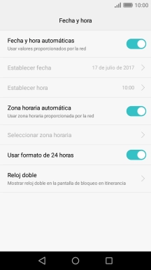 Pulsa la tecla de inicio para terminar y regresar a la pantalla de inicio.