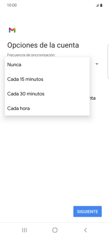 Pulsa el ajuste deseado.