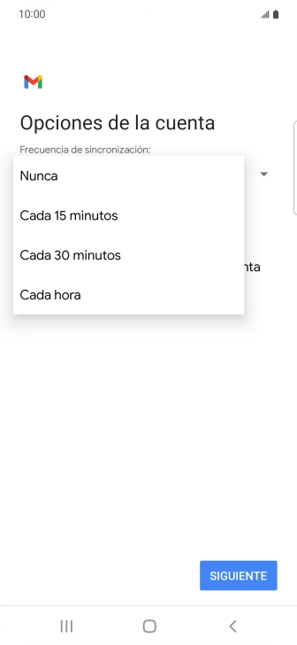Pulsa el ajuste deseado.