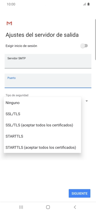 Pulsa Ninguno.