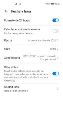 Pulsa el indicador junto a 