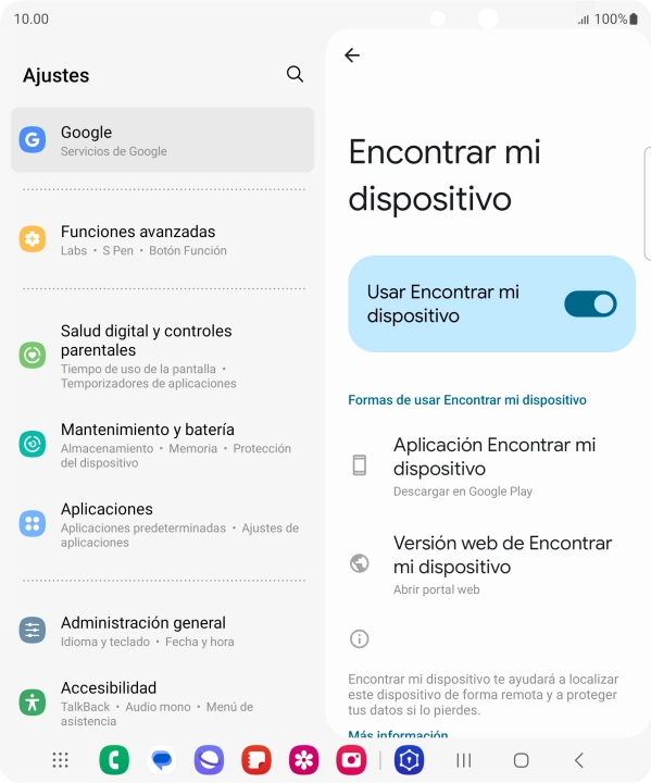 Pulsa la tecla de inicio para terminar y regresar a la pantalla de inicio.