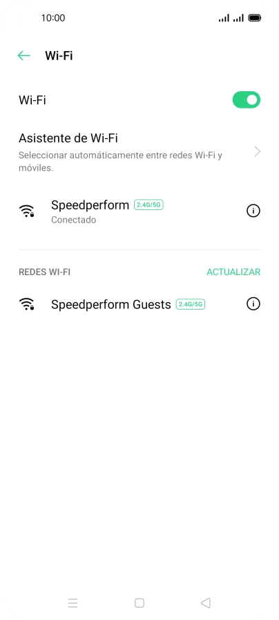 Pulsa la tecla de inicio para terminar y regresar a la pantalla de inicio.