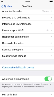 Pulsa PIN de la SIM.